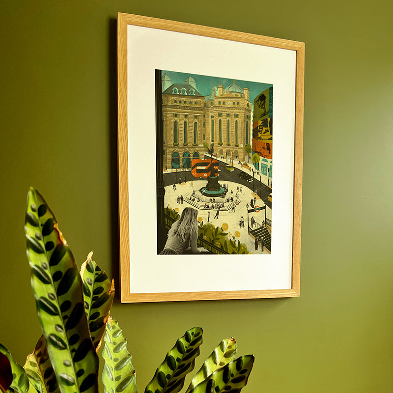 Piccadilly Circus London A3 Print