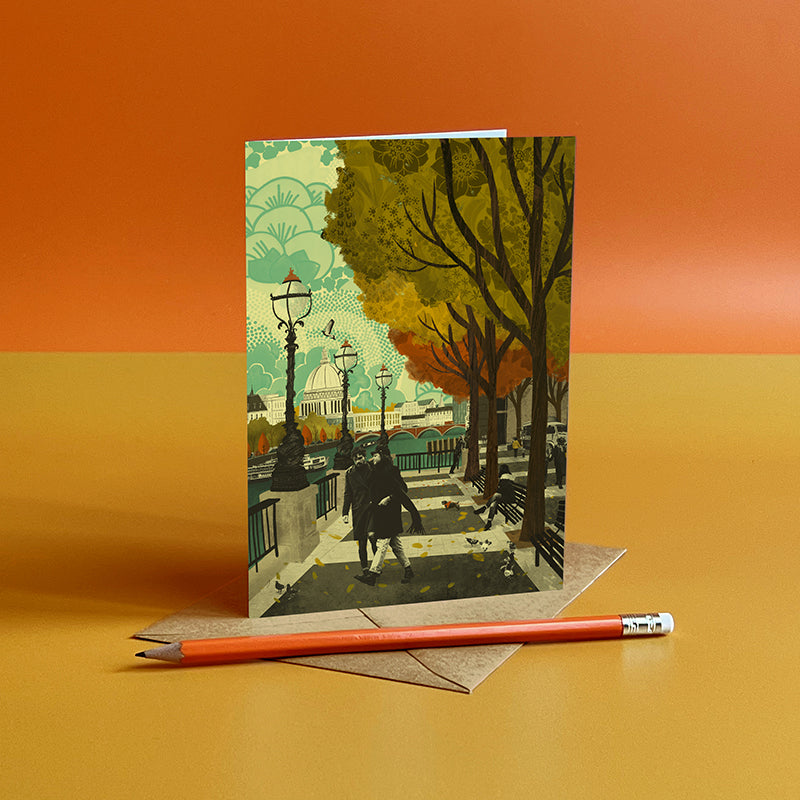 Southbank London Greeting Card