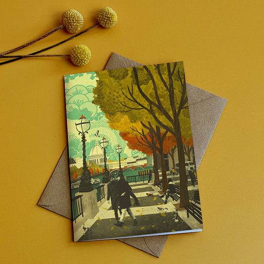 Southbank London Greeting Card