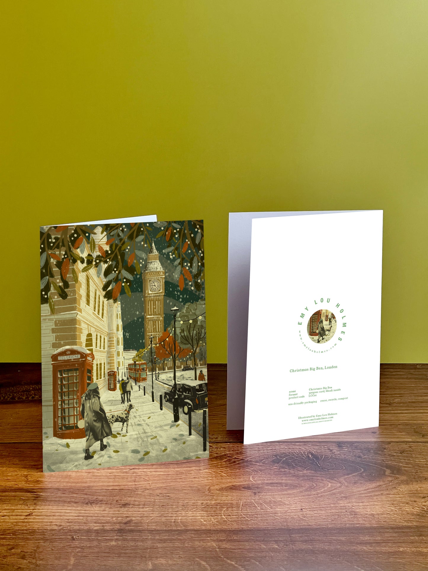 London Big Ben Christmas Card