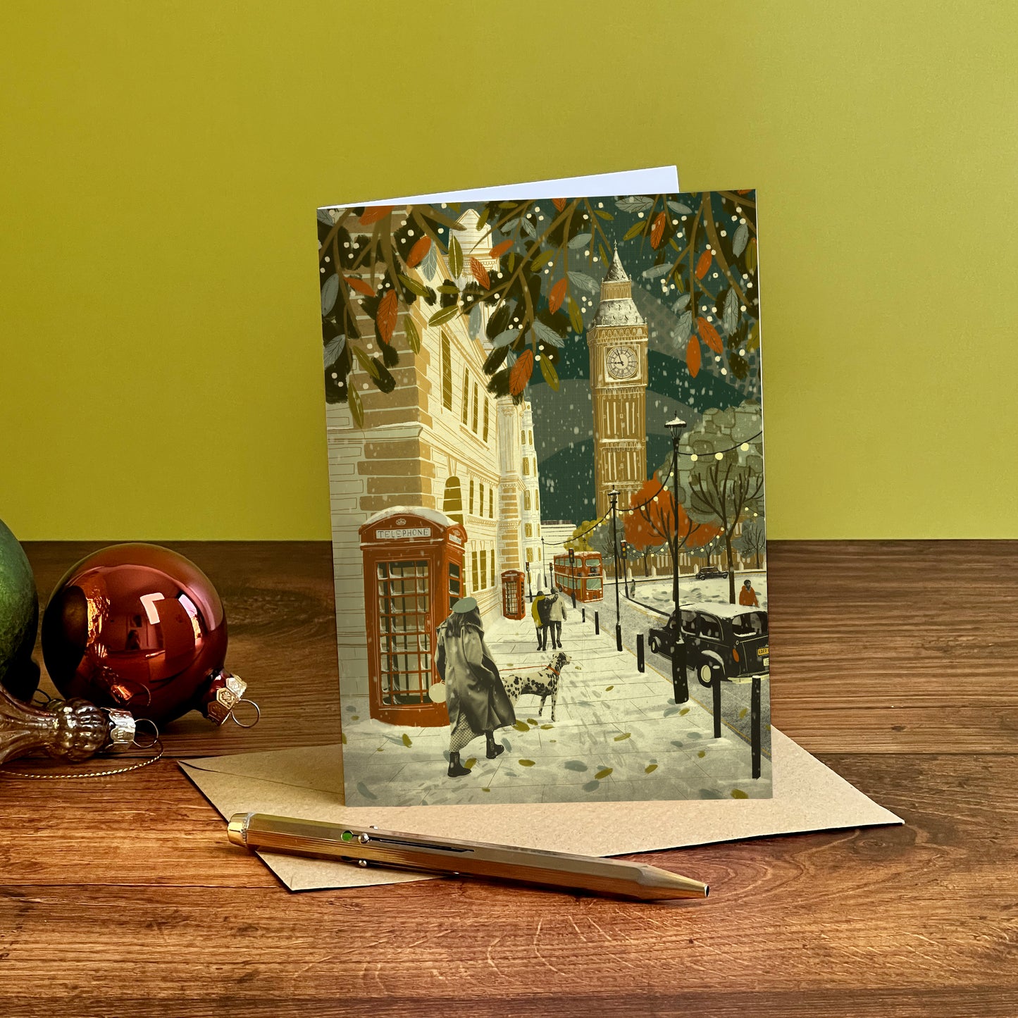 London Big Ben Christmas Card