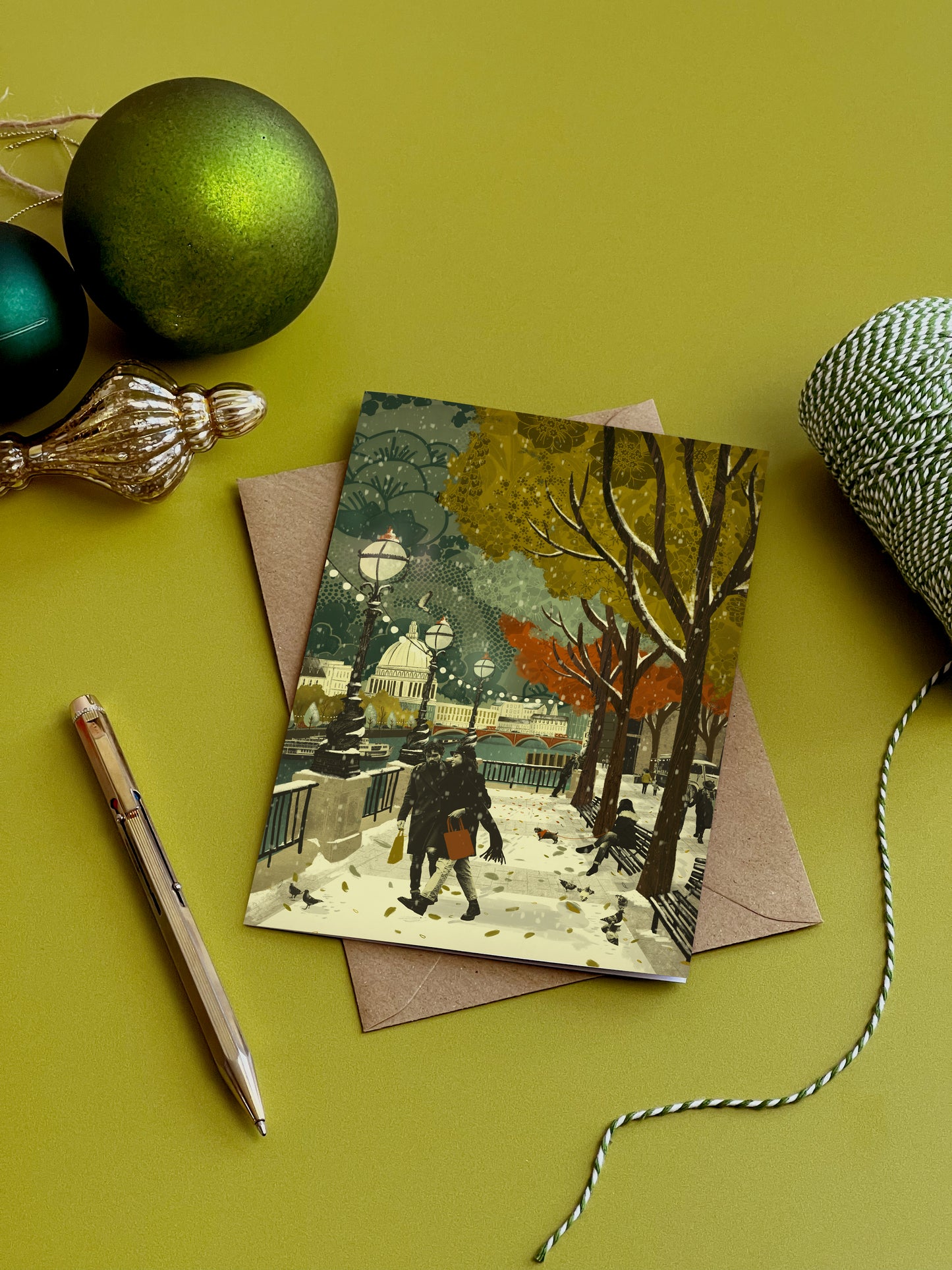 London Christmas Card Set of 8 | Big Ben | Southbank