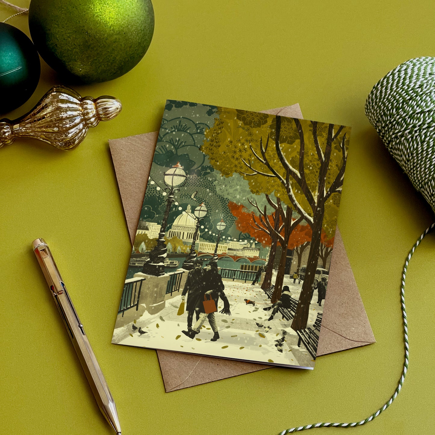 London Southbank Christmas Card
