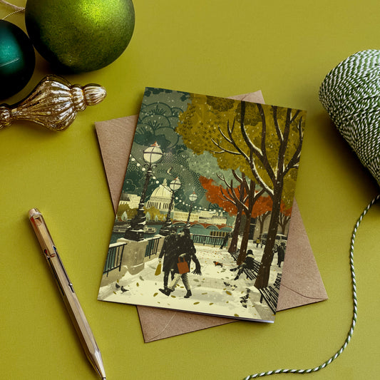 London Southbank Christmas Card