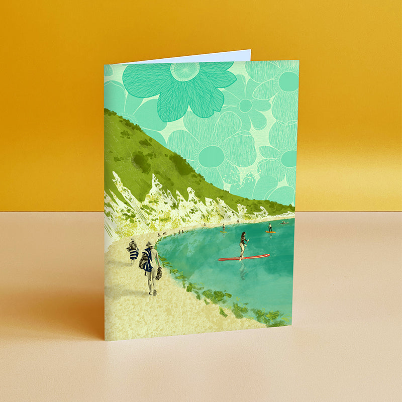 Lulworth Cove Paddle Boarding Card