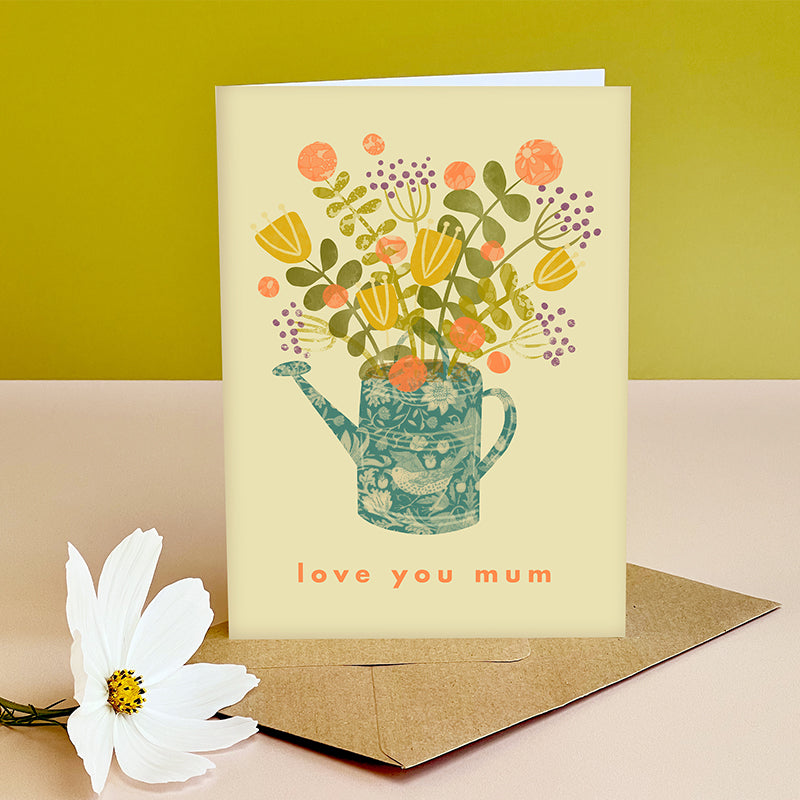 Watering Can Love You Mum Card