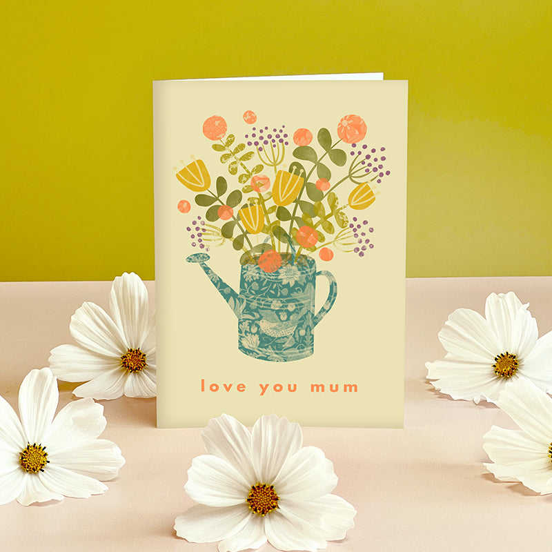 Watering Can Love You Mum Card