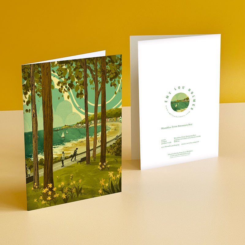 Mumbles from Swansea Bay Card