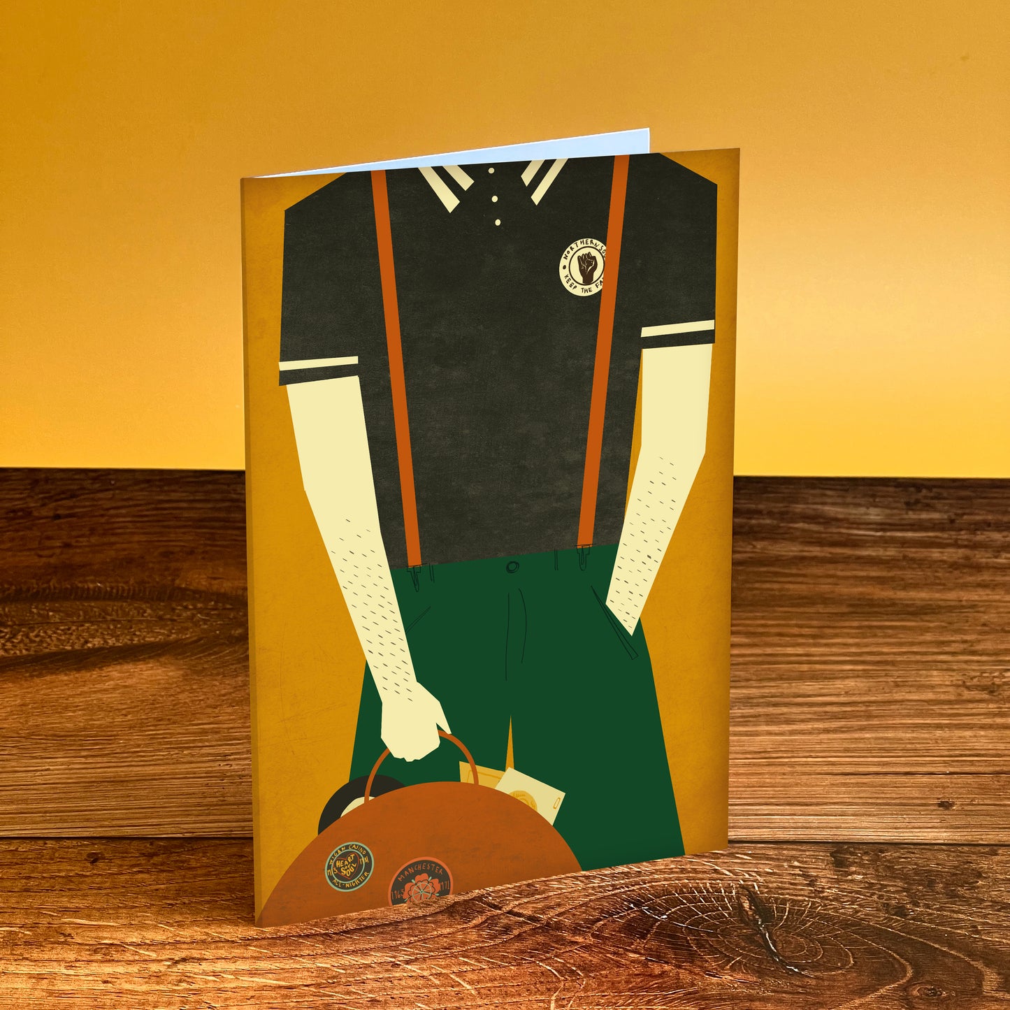 Northern Soul Boy Card
