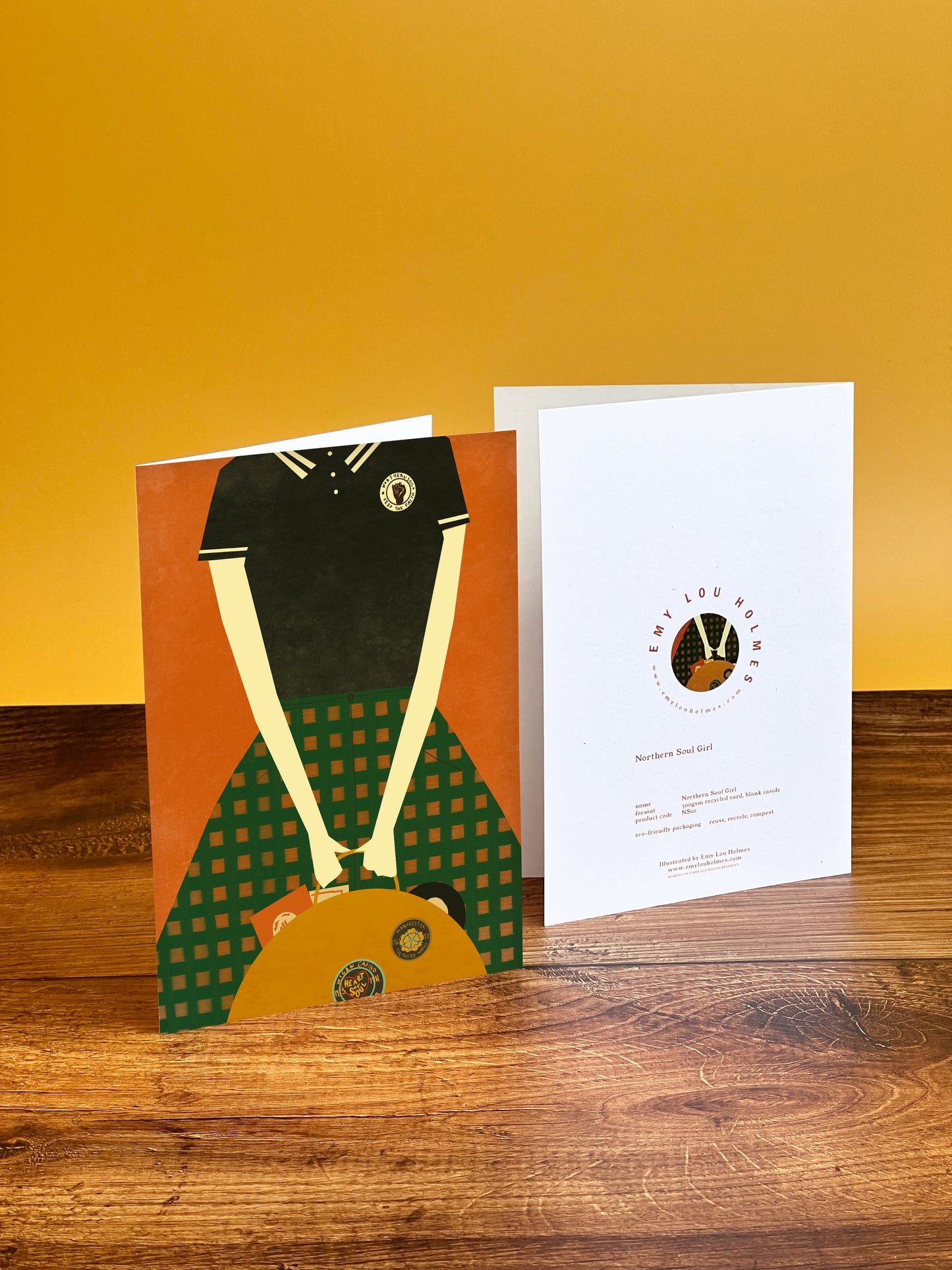 Northern Soul Girl Card