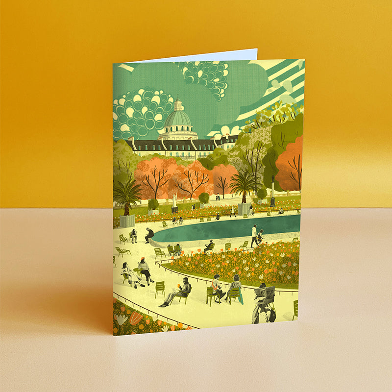 Paris Luxembourg Gardens Greeting Card