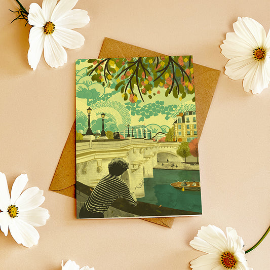 Paris Pont Neuf Greeting Card