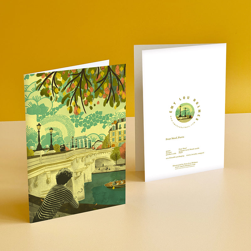 Paris Pont Neuf Greeting Card
