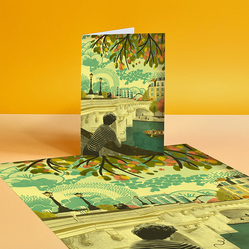 Paris Pont Neuf A3 Print