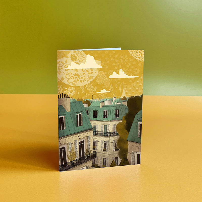 Paris Rooftops of Paris Card
