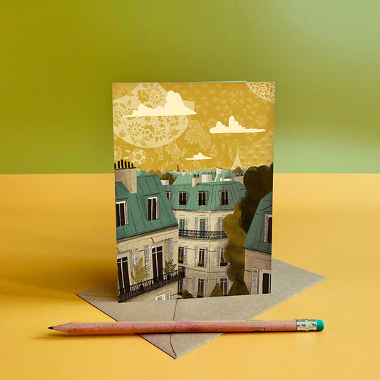 Paris Rooftops of Paris Card