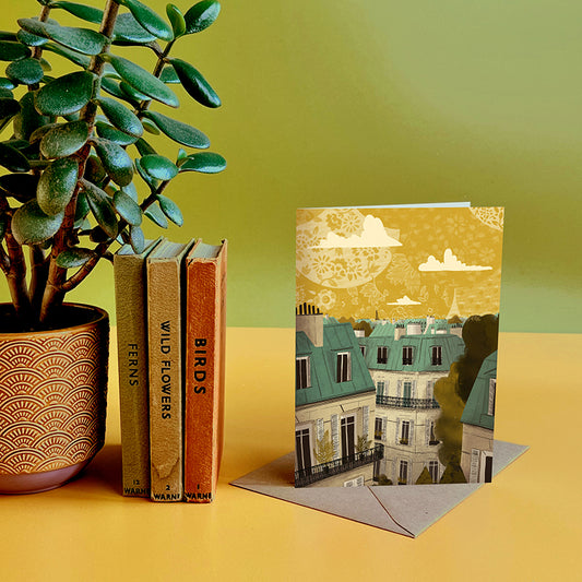 Paris Rooftops of Paris Card