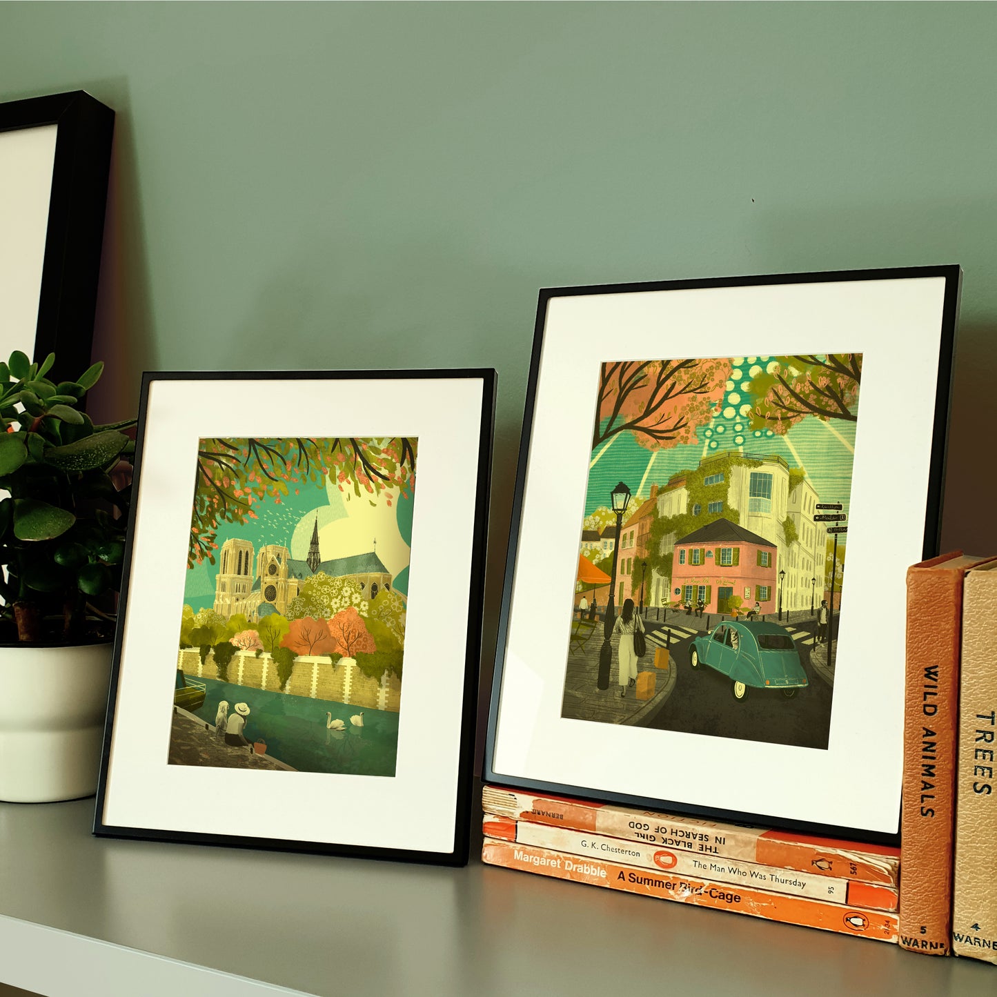 Paris Small Framed 7 x 5 Print