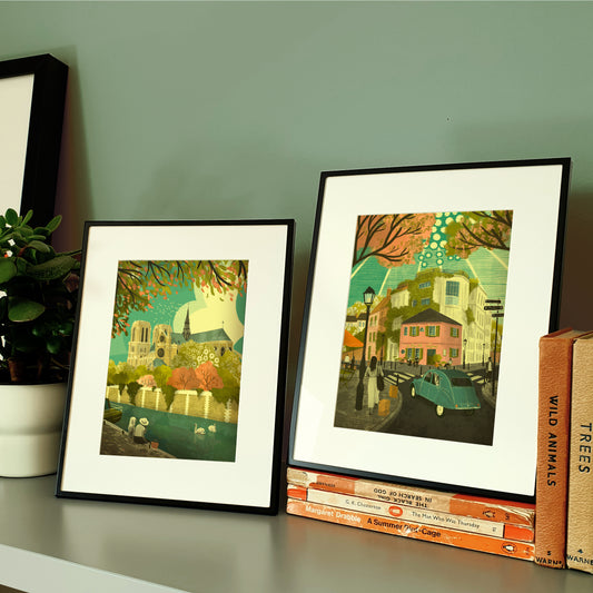 Paris Small Framed 7 x 5 Print