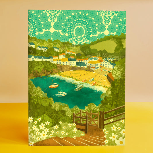 Cornwall Port Isaac A3 Print