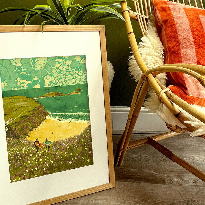 Rhossili Bay A3 Print
