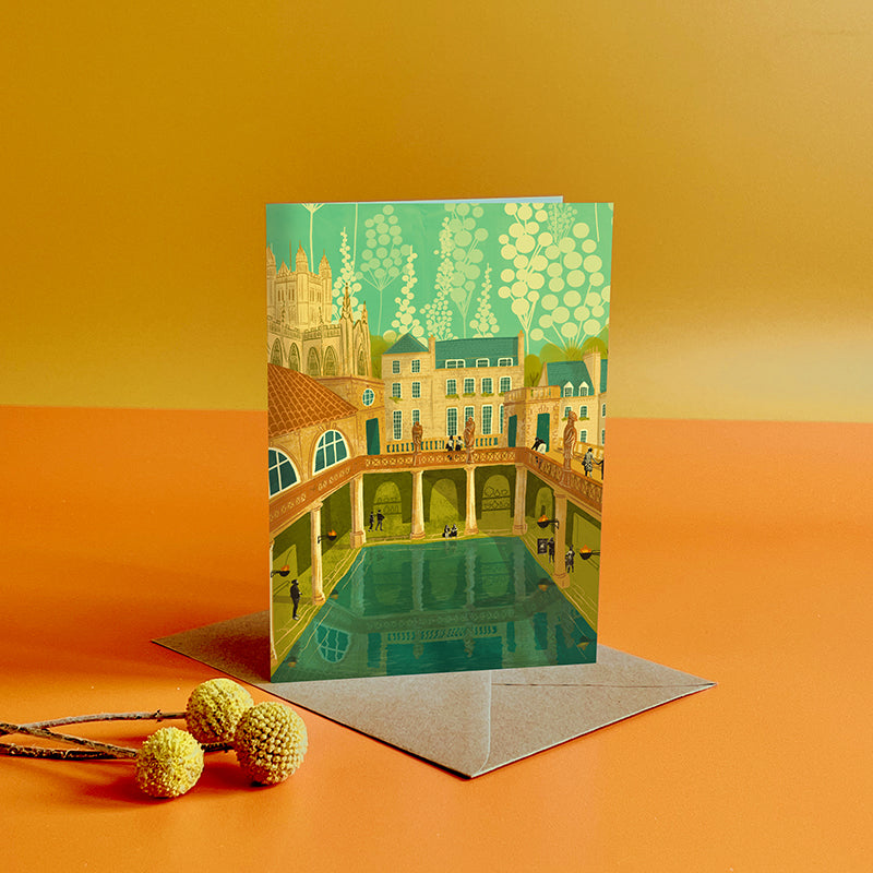 Bath Roman Baths Card