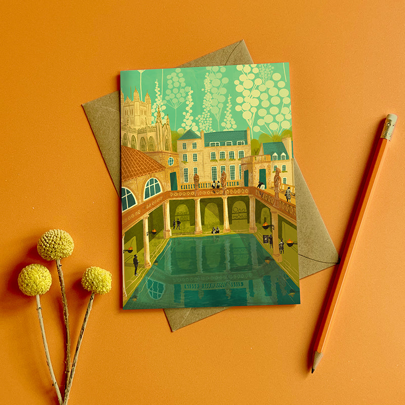 Bath Roman Baths Card