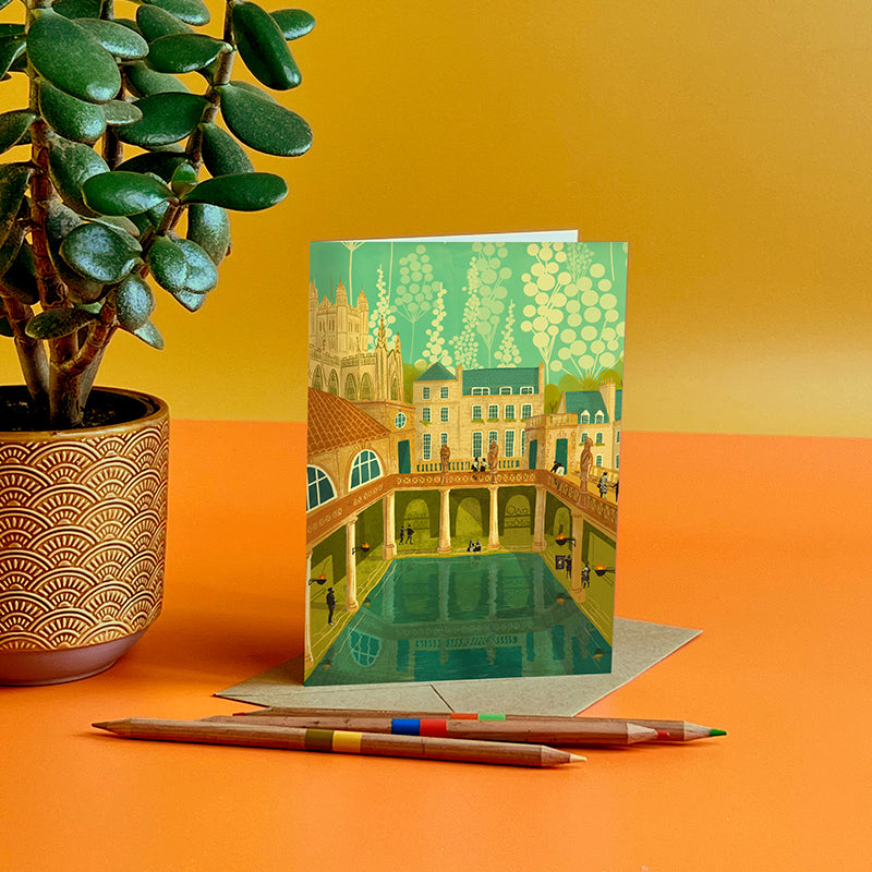 Bath Roman Baths Card