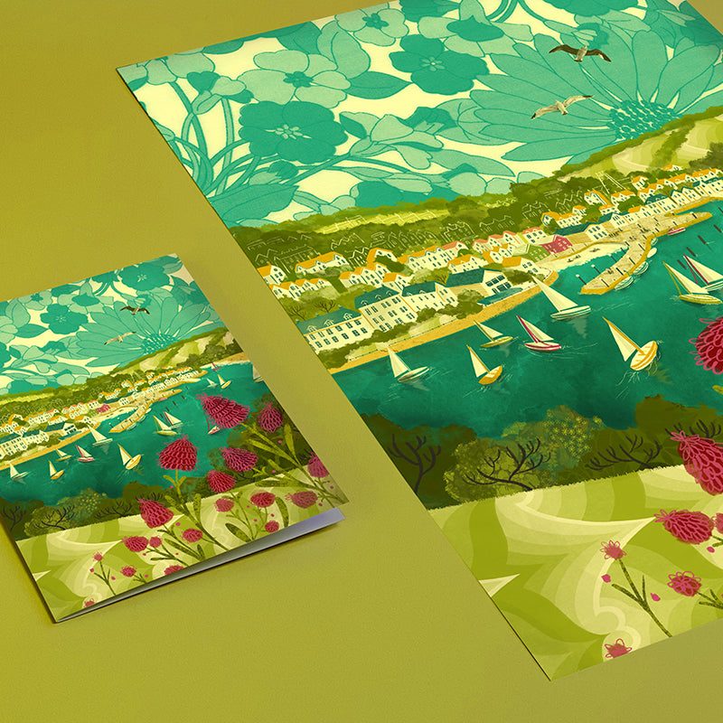 Devon Salcombe A3 Print