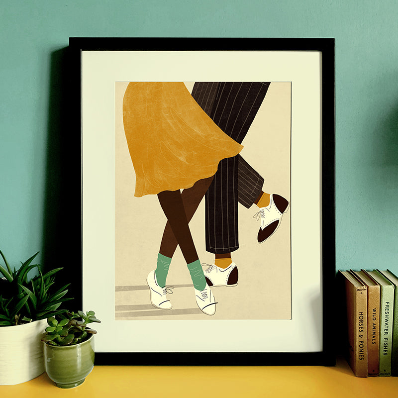 Savoy Swing Dancing Couple A3 | A2 Print