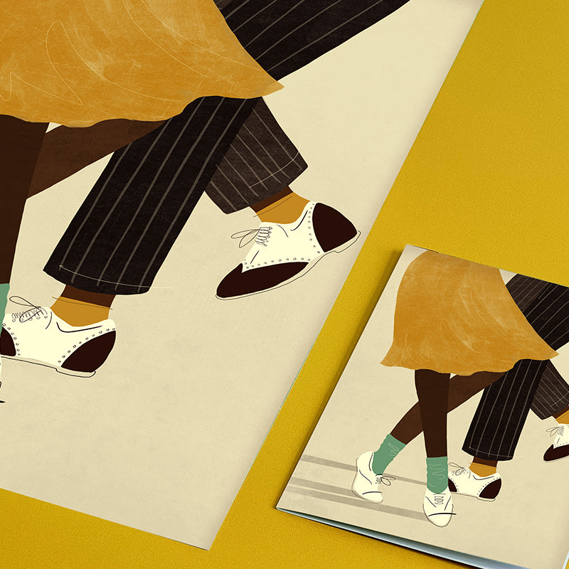 Savoy Swing Dancing Couple A3 | A2 Print