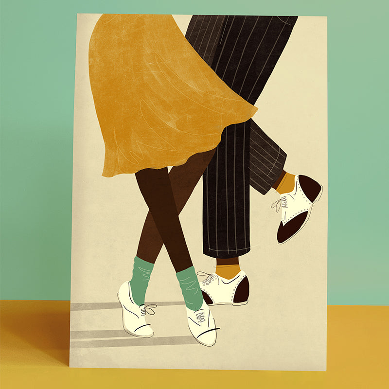 Savoy Swing Dancing Couple A3 | A2 Print