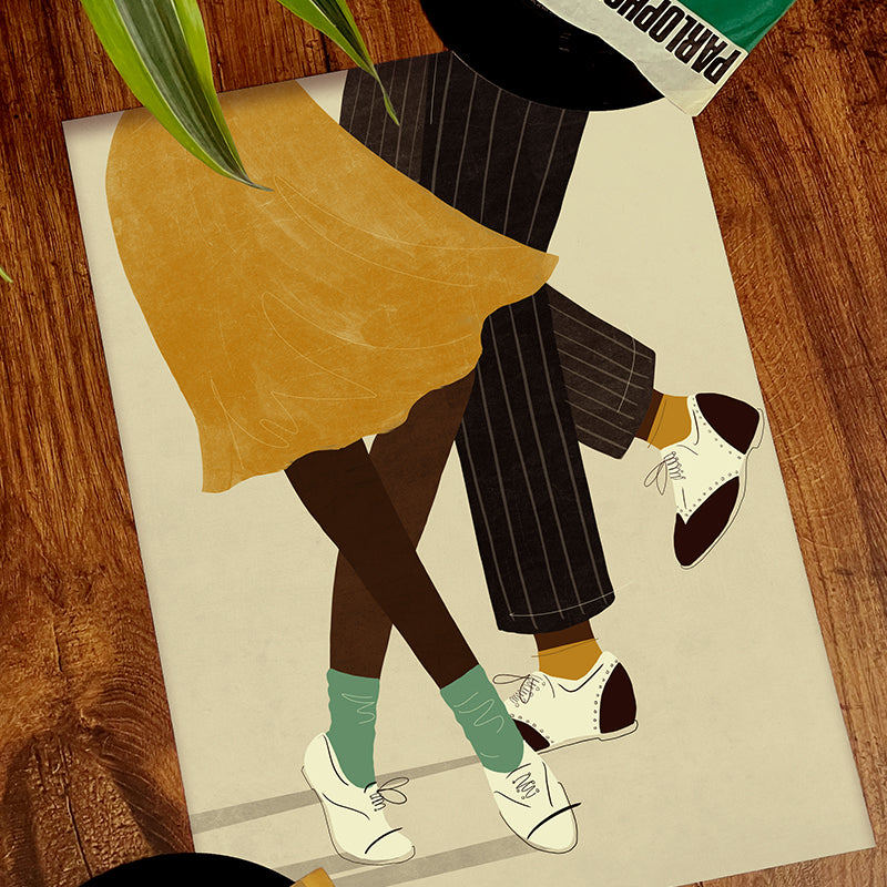 Savoy Swing Dancing Couple A3 | A2 Print