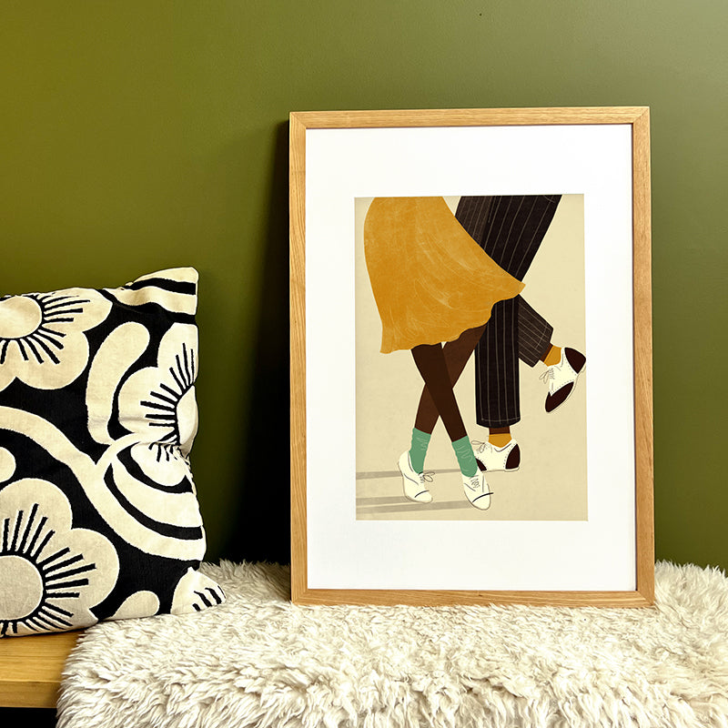 Savoy Swing Dancing Couple A3 | A2 Print