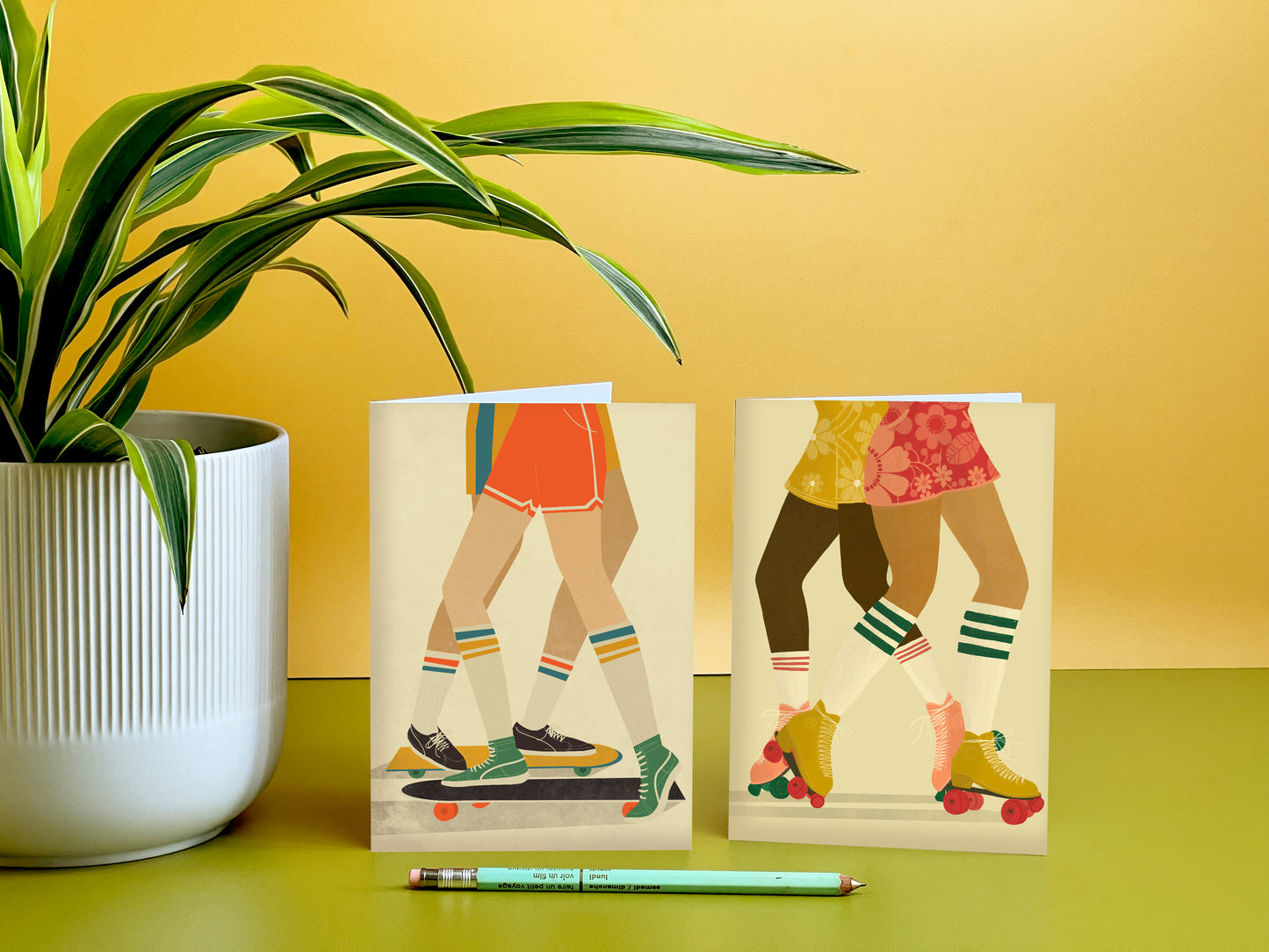 Skateboarding Card