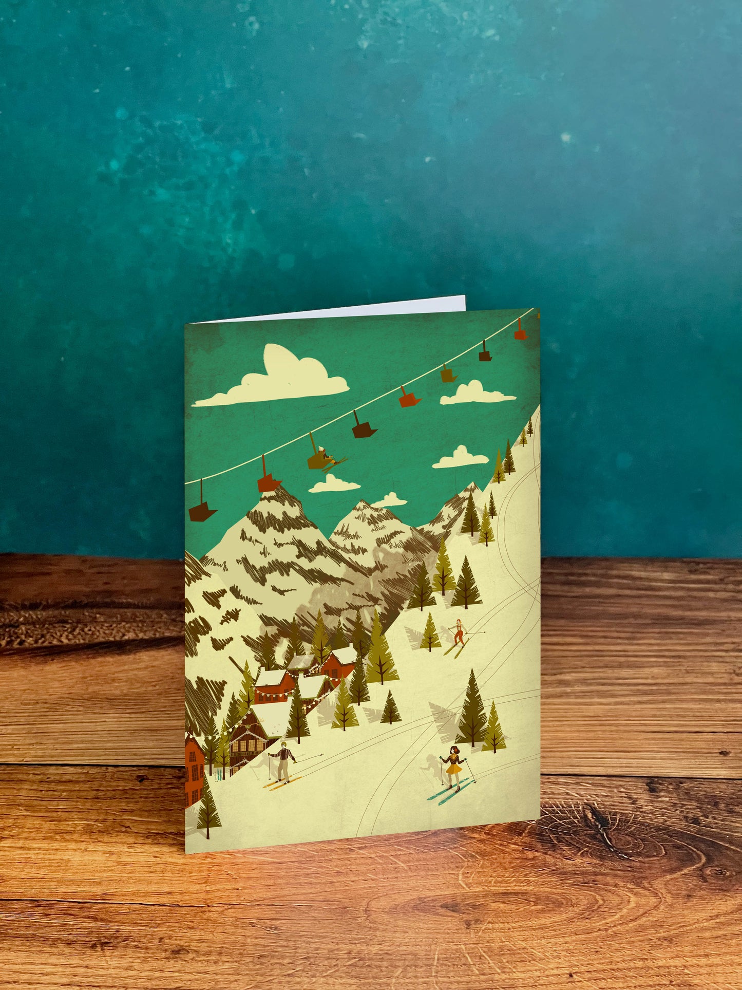 Skiing Card