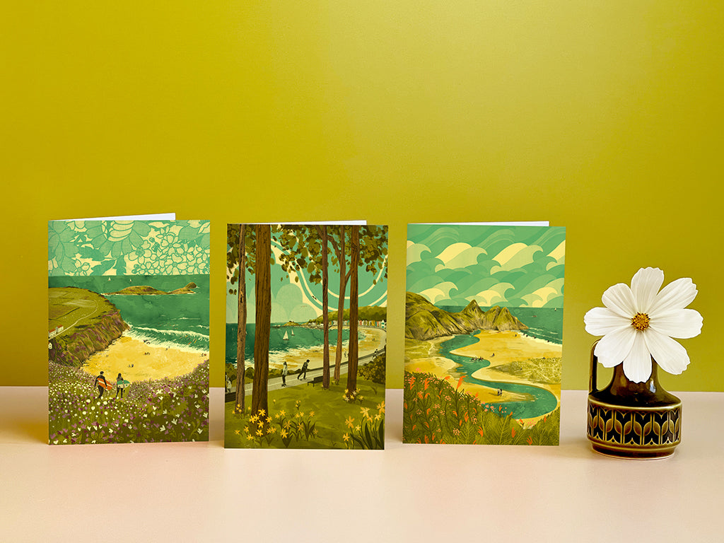 Mumbles from Swansea Bay Card