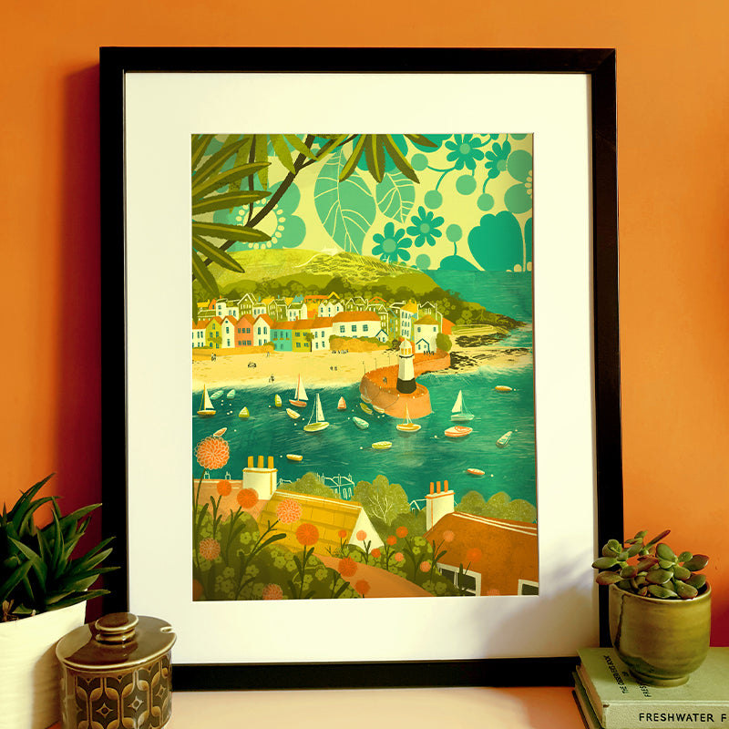 Cornwall St Ives A3 Print