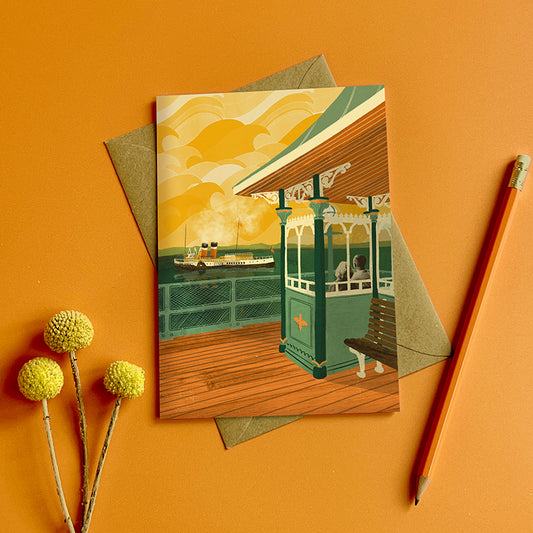 Waverley at Clevedon Pier Card