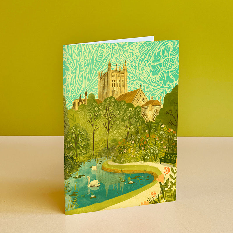 Wells Bishop's Palace Gardens Card