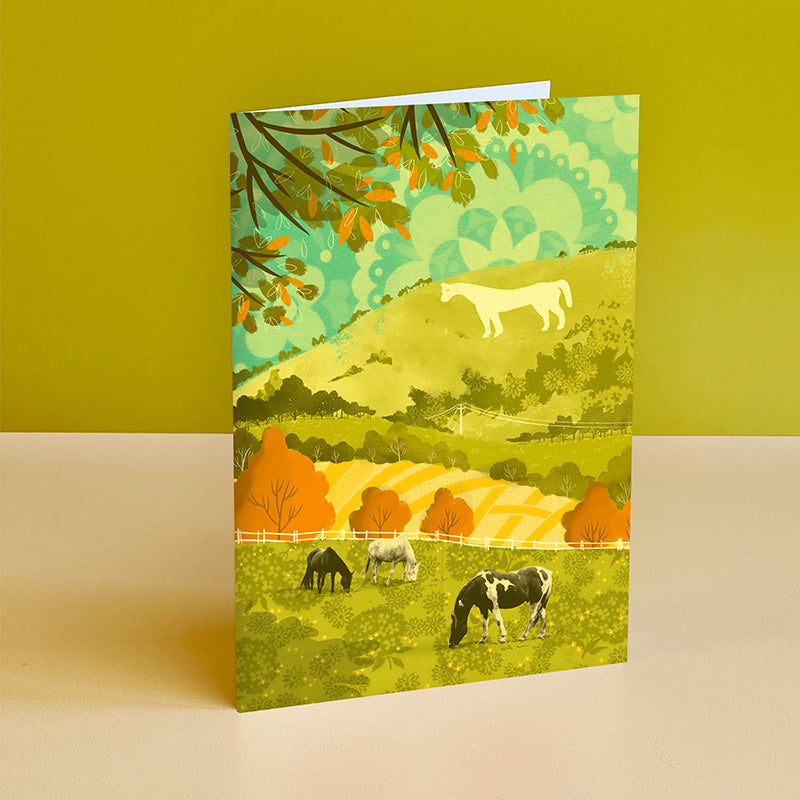 Westbury White Horse Card