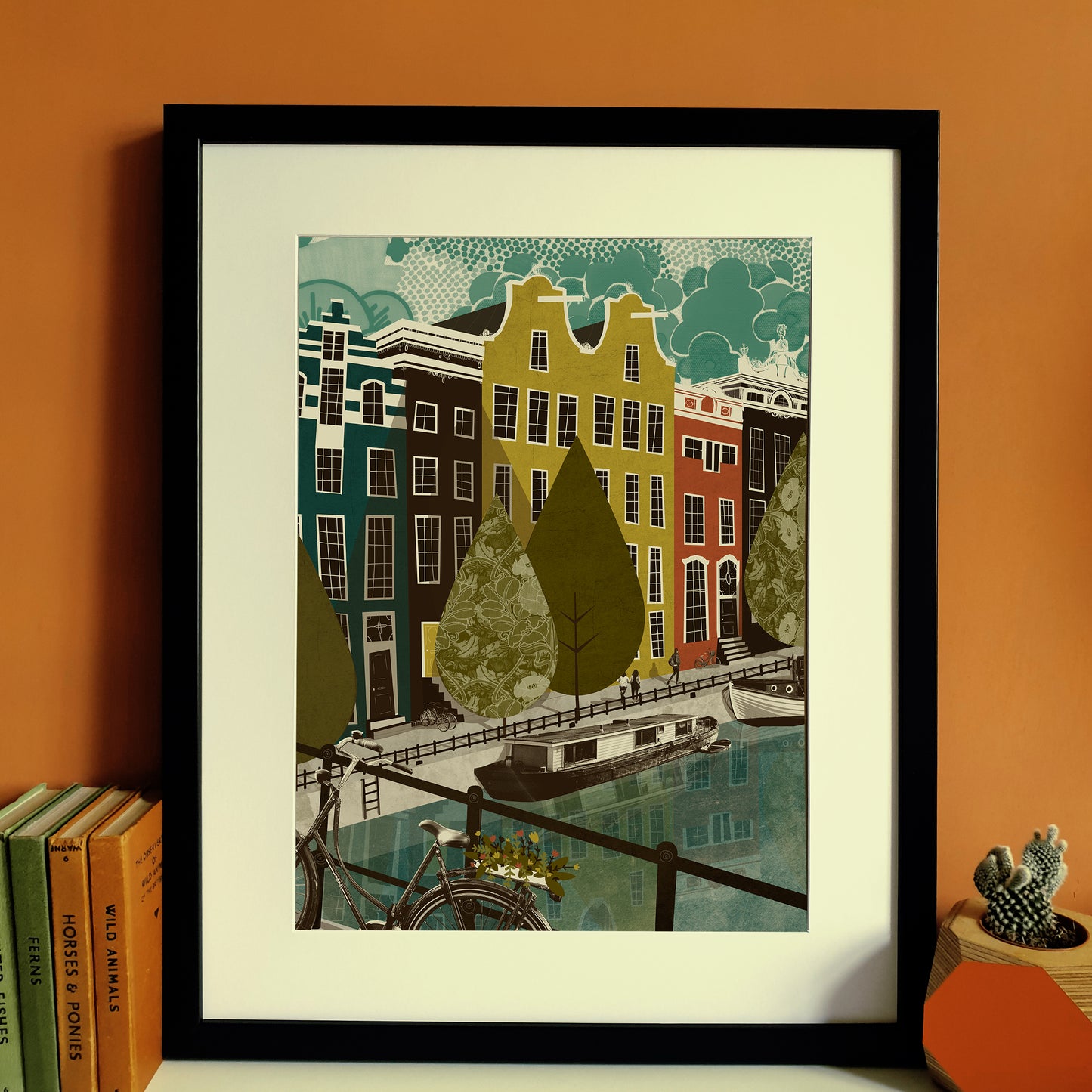 Amsterdam Houses A3 Print