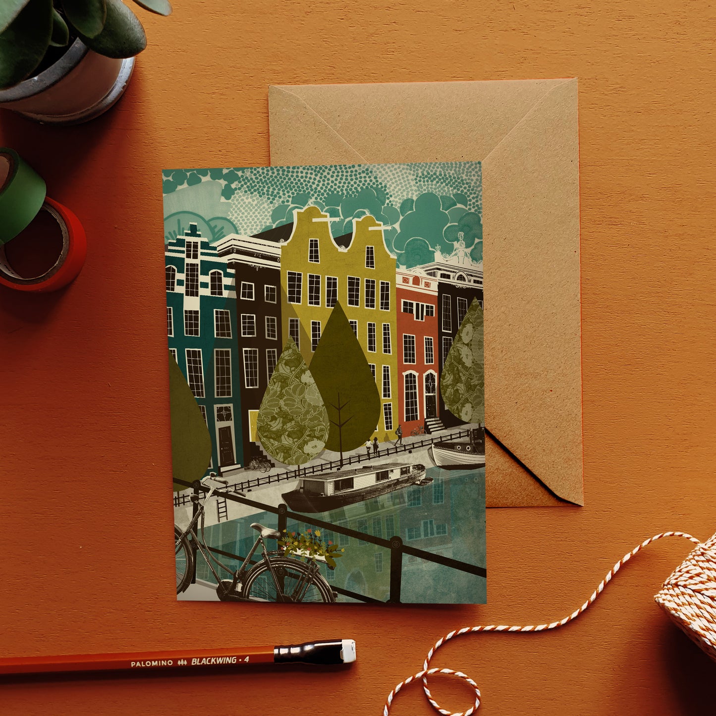 Amsterdam Houses Card
