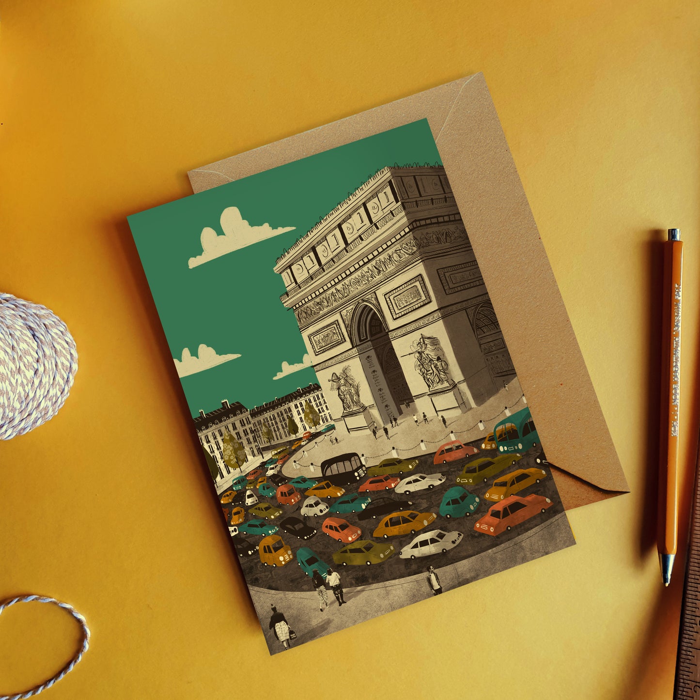 Paris Arc de Triomphe Card