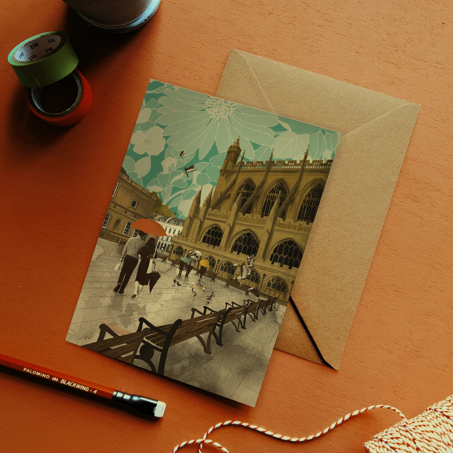 Bath Abbey Cathedral Card
