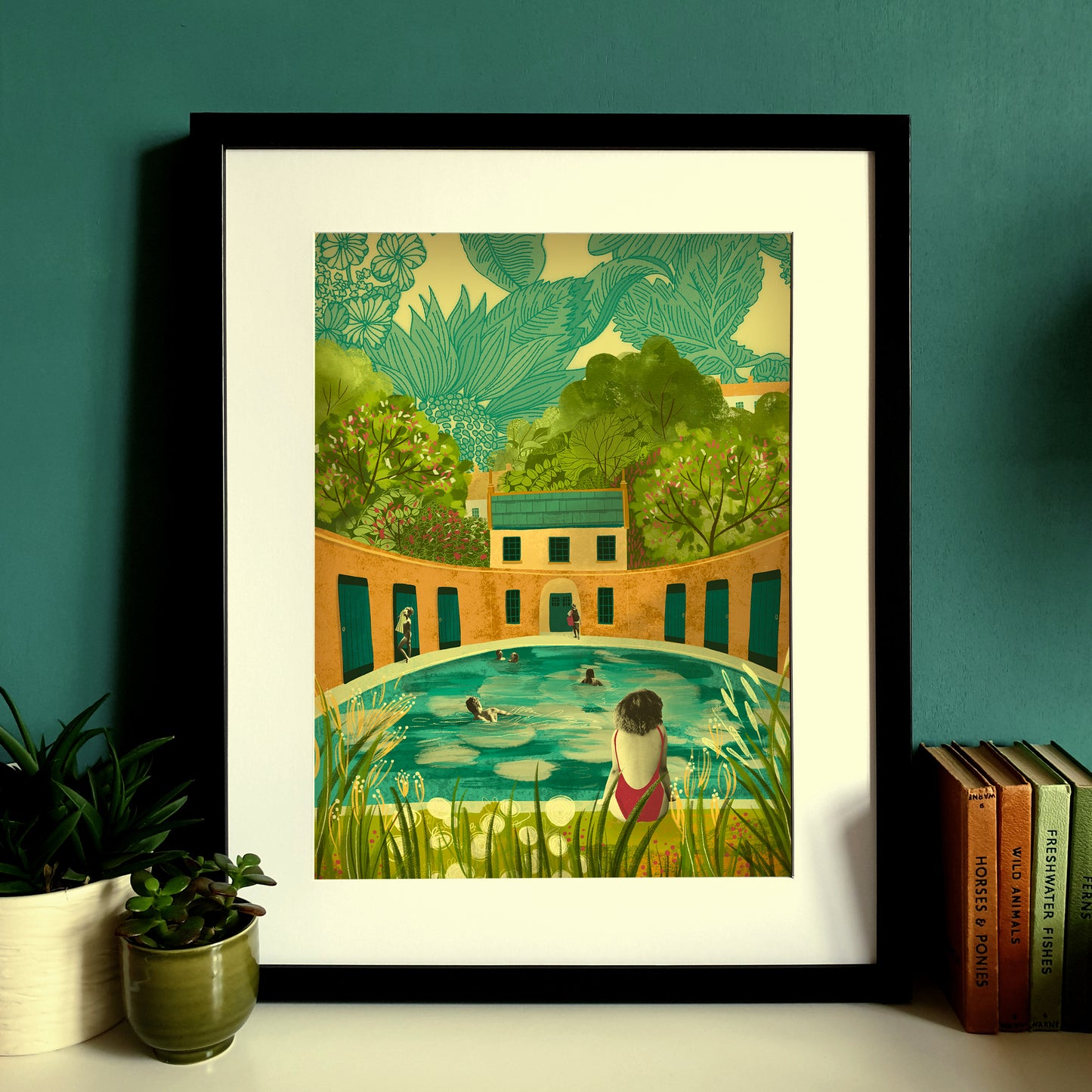 Bath Cleveland Pools A3 Print