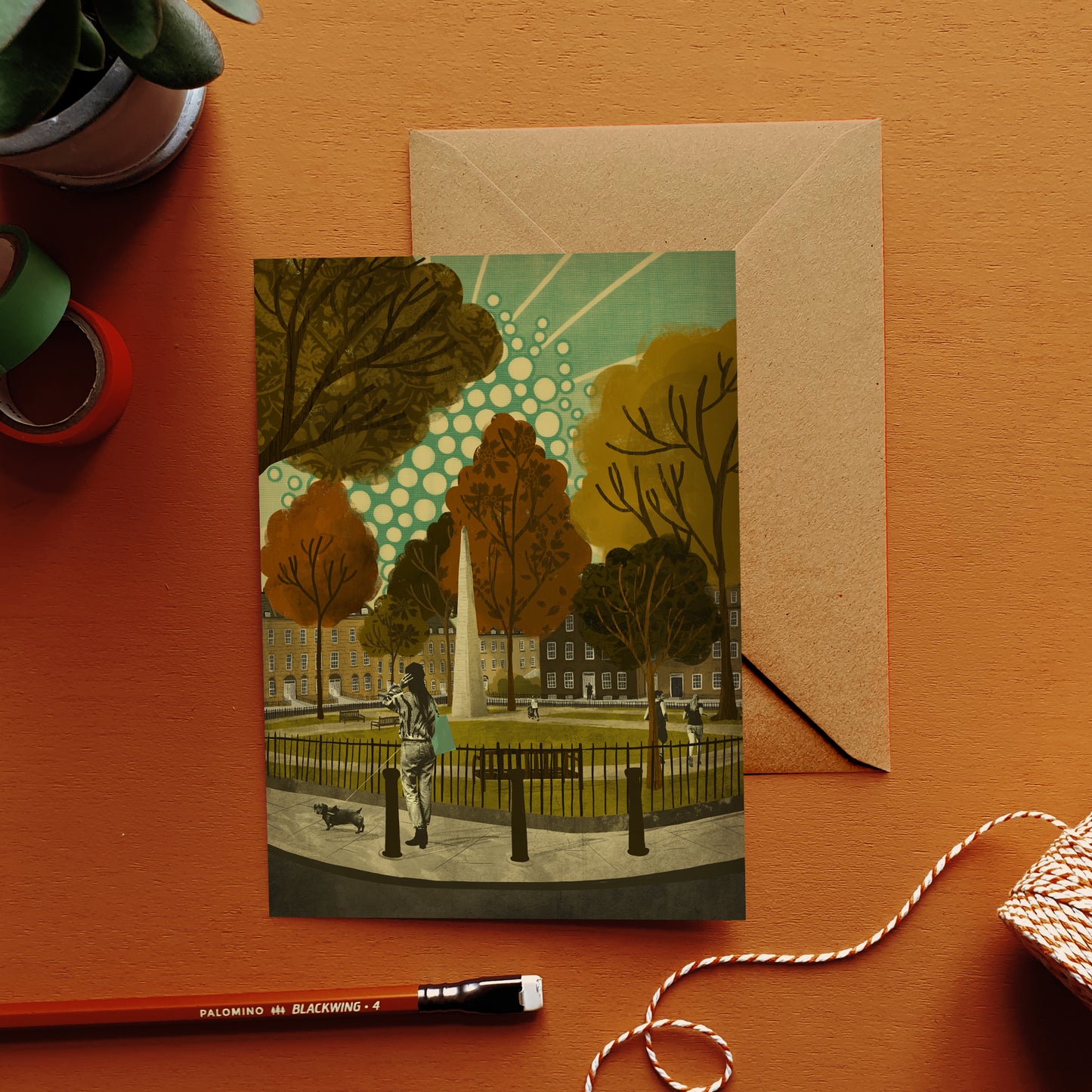 Bath Queen Square Card