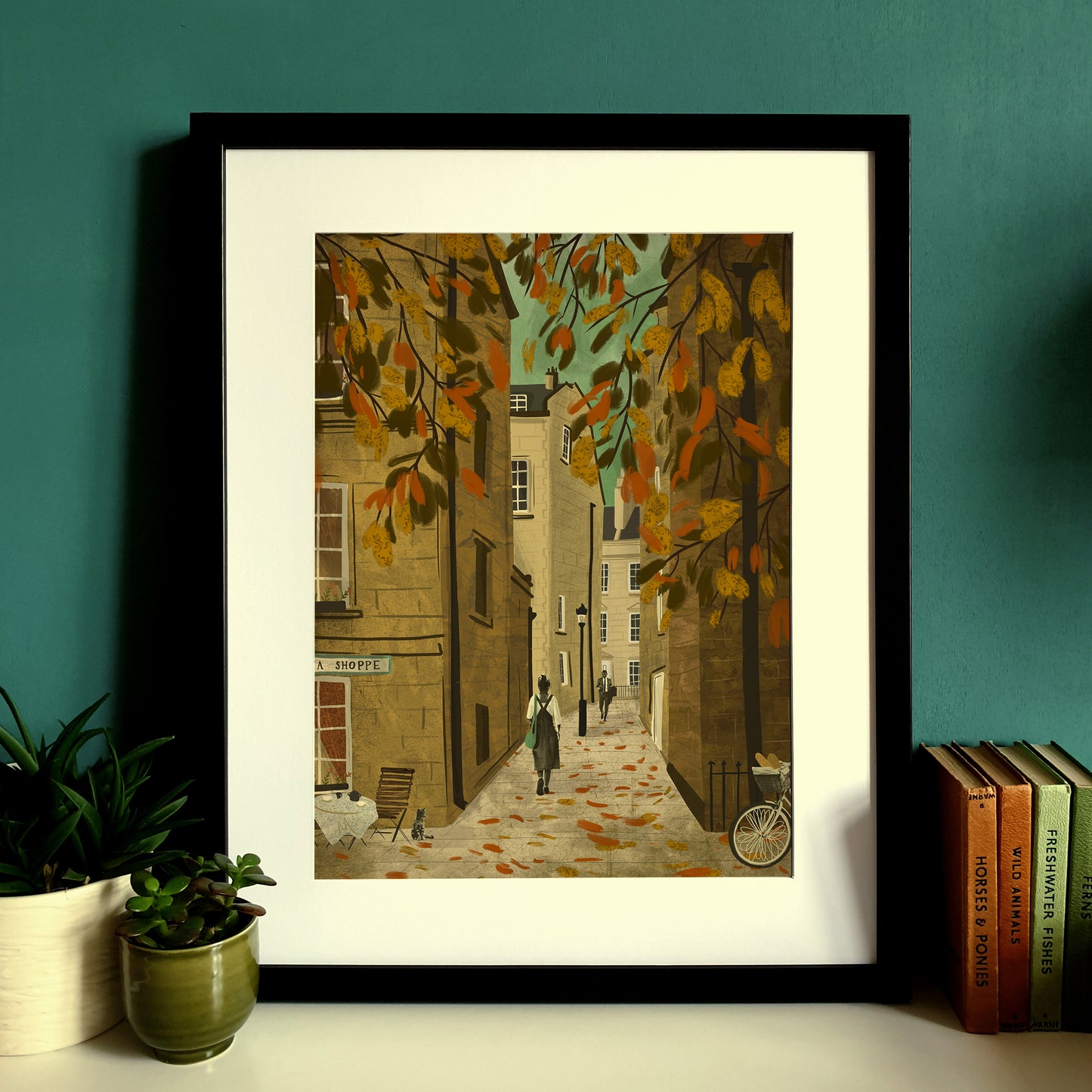 Bath Tea Shoppe Abbey Green A4 | A3 Print