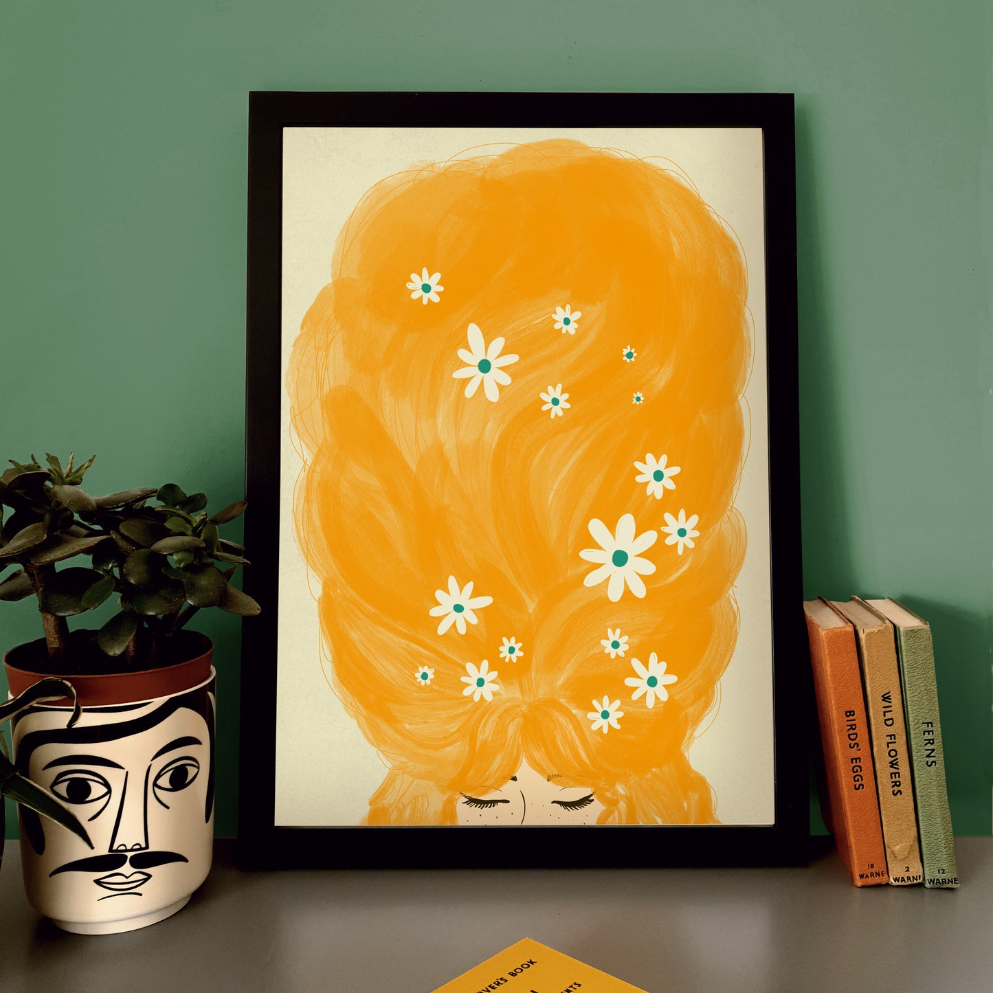 Blonde Beehive A3 Print