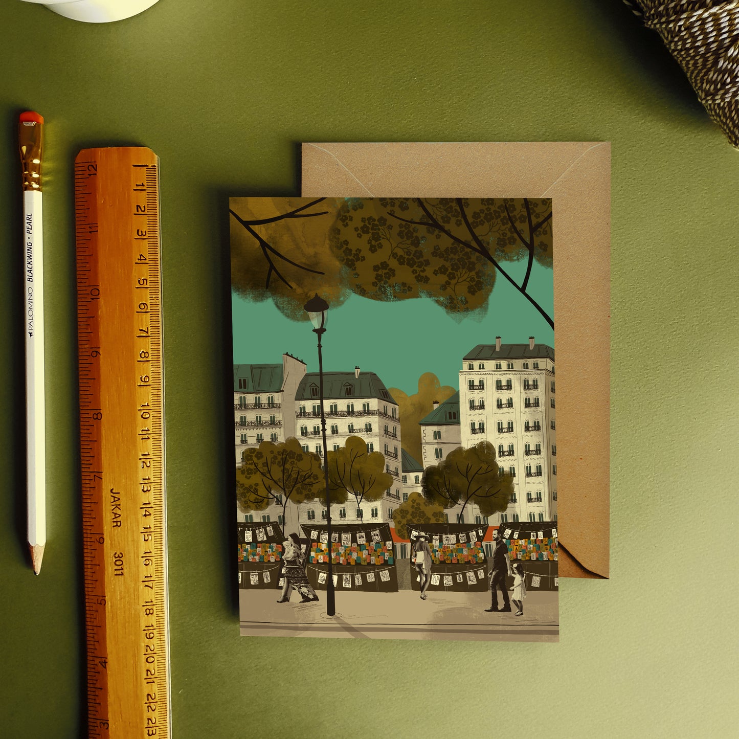 Paris Book Market Card